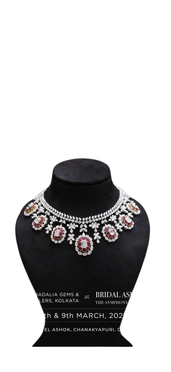 Silver Pink Jewellery Set